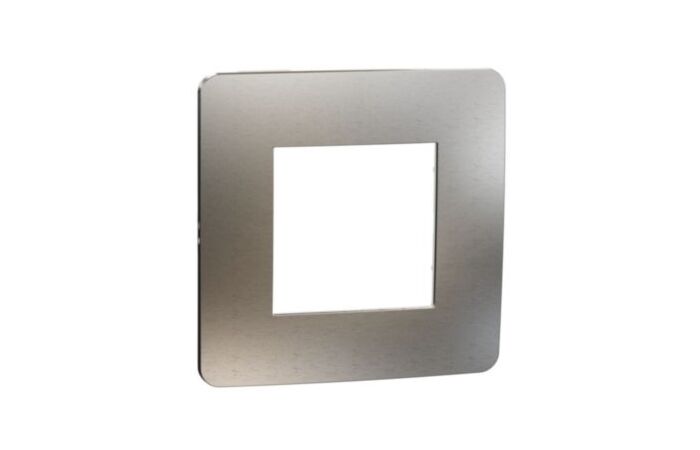 Rámeček Unica Metal jedn. White Alu/Bílý