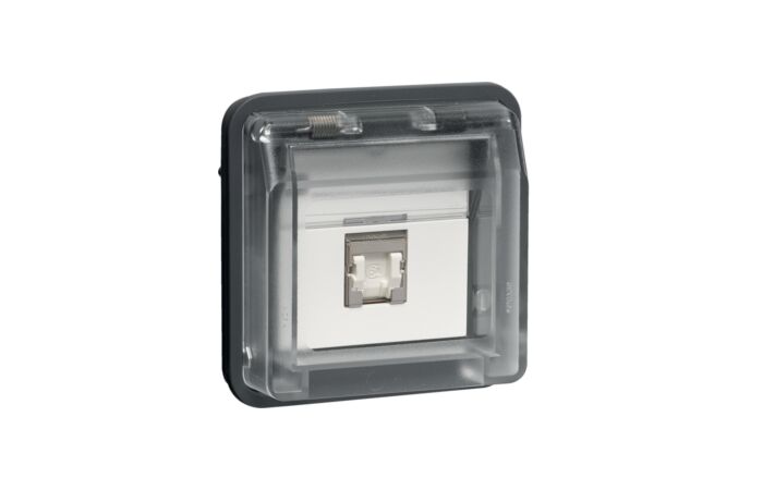 Zásuvka, datová, RJ 45, FTP, Cat.6e, pří