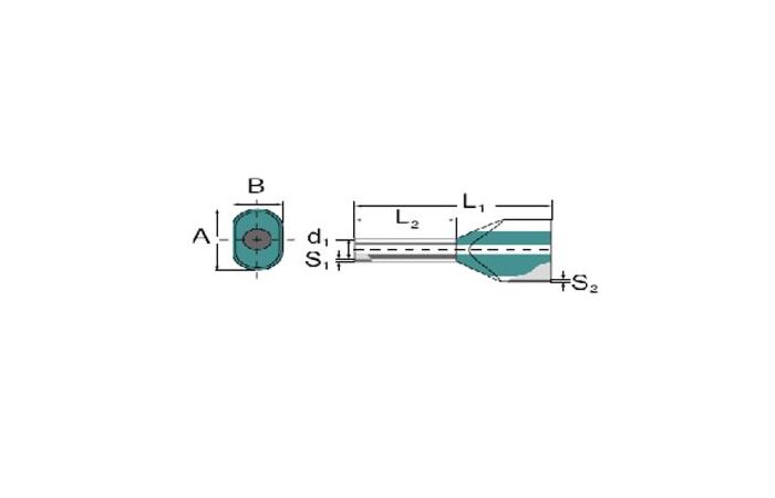 Dutinka Weidmuller H0,75/19DS ZH GR