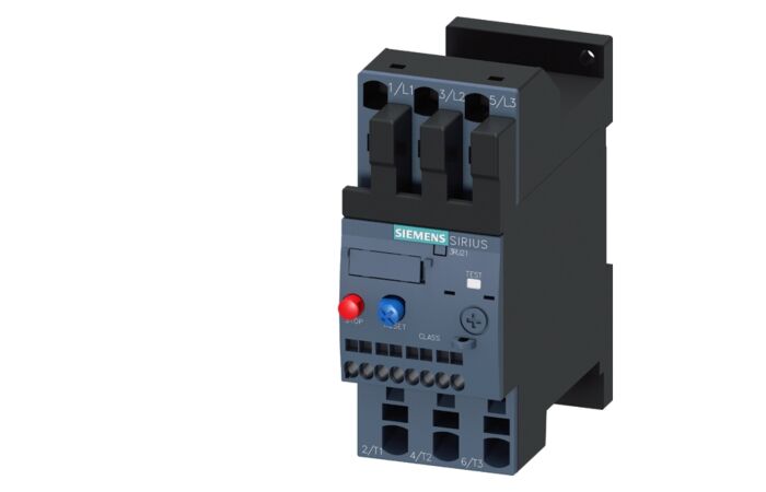 SIEMENS Relé nadproudové 17-22A ochrana motoru S0, třída 10