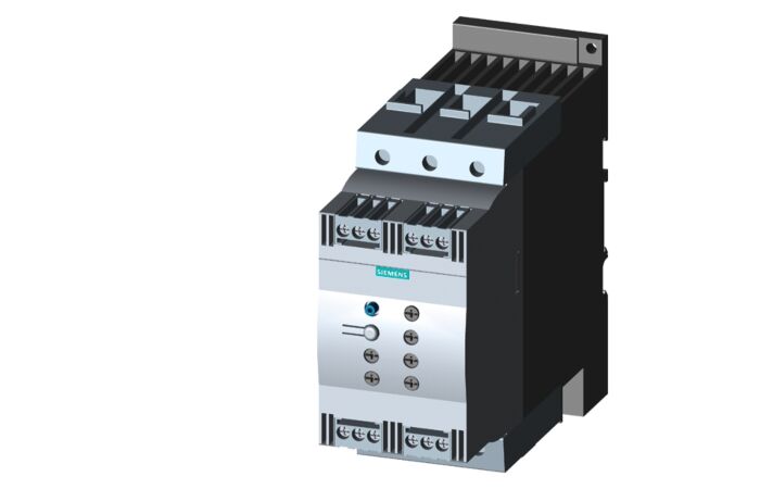 SIEMENS Softstartér S3, 106A, 55kW/400V, 40 stupňů, AC200-480V, AC/DC 24V