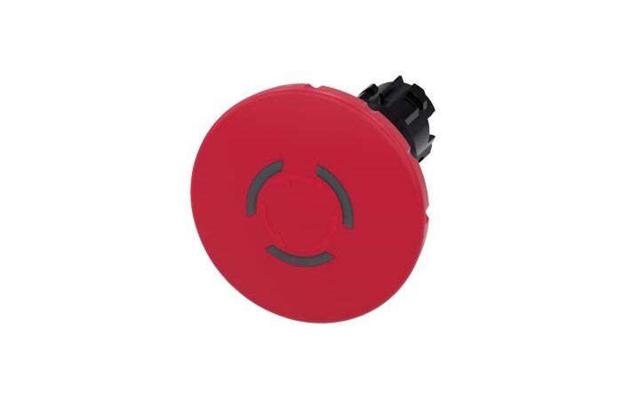SIEMENS Tlačítko hřibové nouzového zastavení, osvětlené, 22 mm, kulaté, plast, červená, 60mm