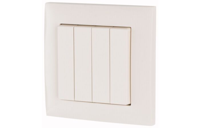 EATON Tlačítko CPAD-00/195 RF 8násobné včetně rámečku 55x55mm IP20 bílá lesk