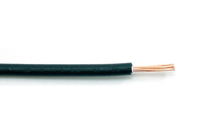 Kabel H05V-K 1 černý (CYA)