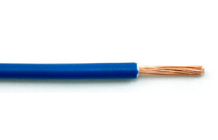 Kabel H05V-K 1 tm.modrý (CYA)