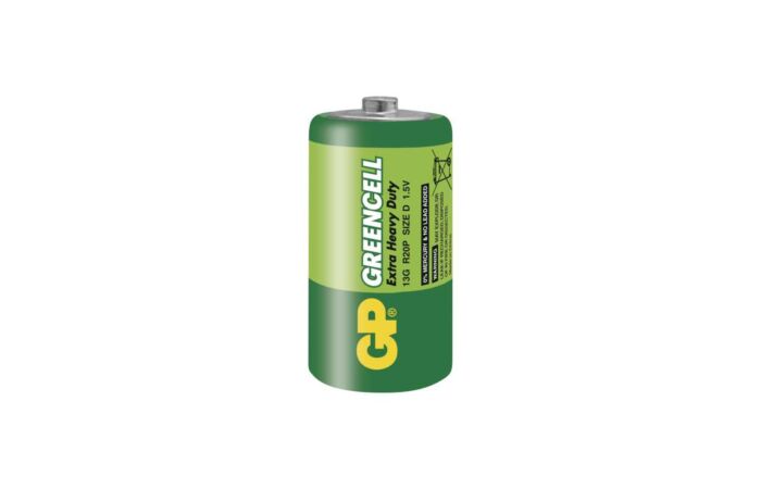 GP Baterie velký mono GREENCELL R20G 1,5V balení 2ks