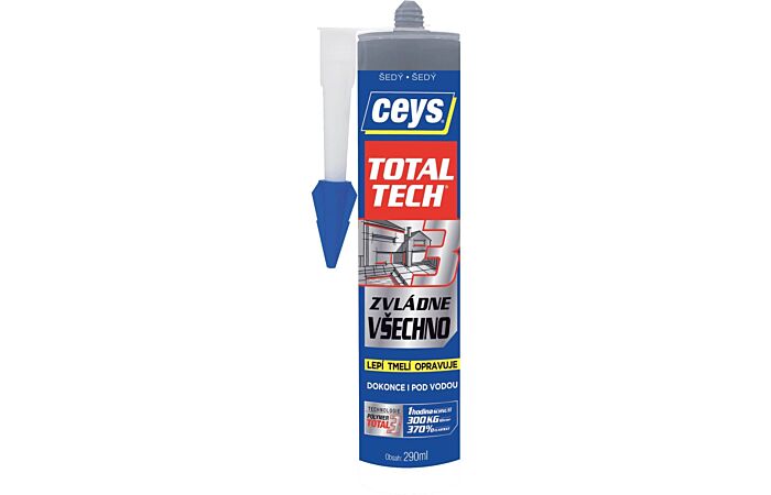 CEYS Tmel TOTAL TECH mnohostranný hybridní 290ml šedý