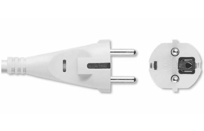 TEKABEN Flexo 5m PVC kulatá 3x1,5 vidlice rovná bílá