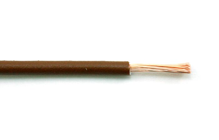Kabel H05V-K 1 hnědý (CYA)
