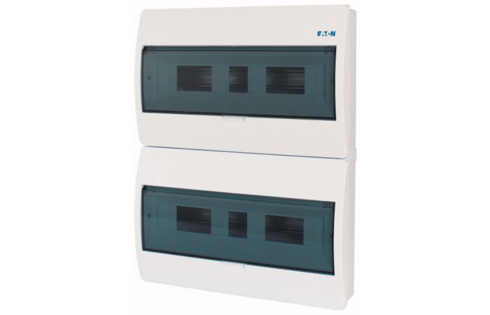 EATON Skříň BC-O-2/36-ECO, 36TE, na omítku, průhledná dvířka, IP40