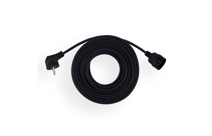 ELGOTECH Přívod prodlužovací  20m 1zásuvka-spojka 250/16A termoplast IP20 černá (H05RR-F 3x1,5)