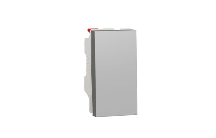 SCHNEIDER Spínač Unica jednopólový řazení 1, 1M, aluminium