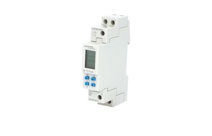 PALADIN Hodiny spínací 172113pro Digitální astronomické týdenní 16A 230V AC IP20
