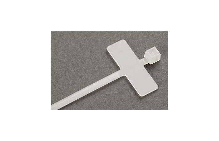 SAPISELCO Pásek vázací 100x2,5 popisovací štítek, bílá (100ks)