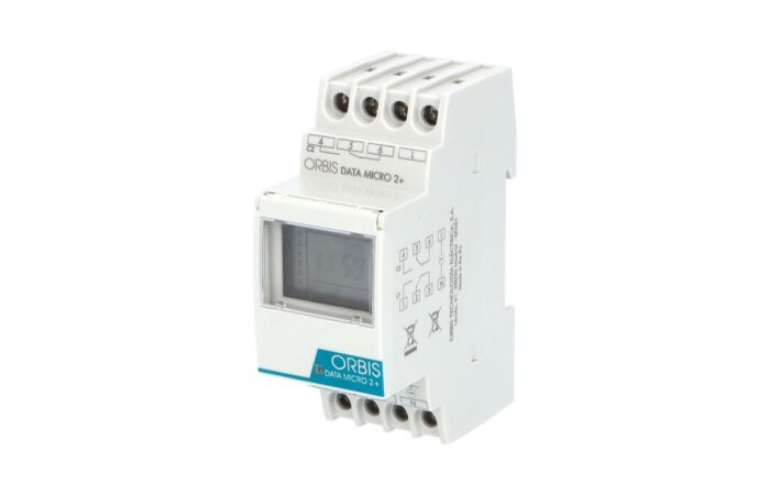 ORBIS Hodiny spínací DATA MICRO 2+ Digitální týdenní 16A 230V IP20