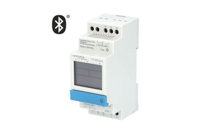 PALADIN Hodiny spínací 172423pro4 Digitální astronomické týdenní 16A 230V AC IP20