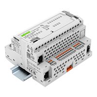 WAGO Modul 751-9401 řídící systém Compact 100, 8DI 4DO 2AI 2AO 2NI1K/PT1K 1RS485, 2× Ethernet, CAN, CANopen
