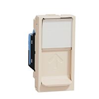Zásuvka Unica dat.1xRJ45 6 UTP 1m béž.