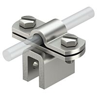 OBO BETTERMANN Lemová a konstrukční svorka, 8/10mm, Nerez ocel, materiál 1.4307, A2, 1.4301  typ 270 8-10 VA