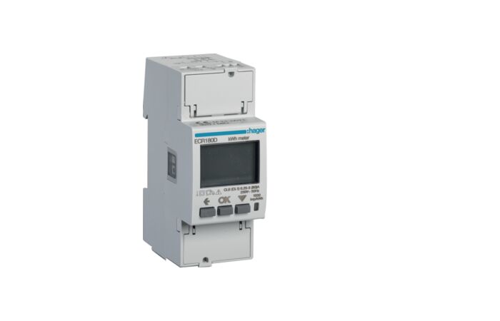 ECR180D Digitální elektroměr 1F, 2Tar. p