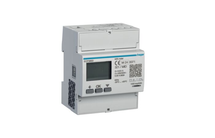HAGER Elektroměr EC350 digitální 1T