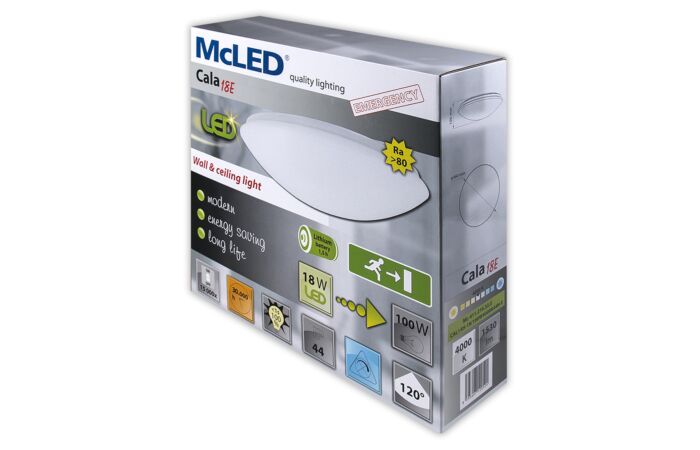 MCLED Svítidlo LED CALA 18 E 18W 1530lm 4000K studená bílá IP44