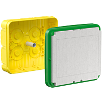 KAISER  Krabice univerzální čtvercová  s víkem 250x220x90 mm, do betonu