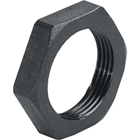 AGRO  Matice polyamidová, černá, závit Pg16