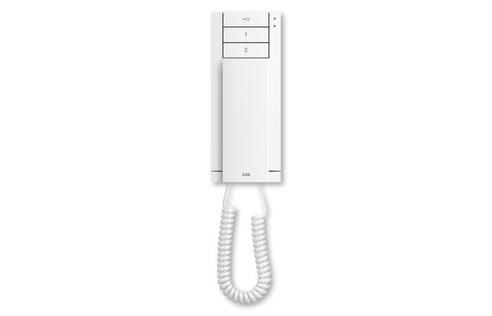 ABB Telefon M22001-W-02 audio 6 tlačítek barva bílá