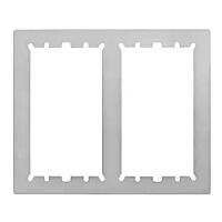 URMET Rámeček 1168/624 lemovací, 4 moduly, 2 sloupce
