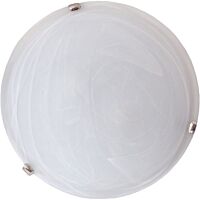 RABALUX Svítidlo ALABASTRO 1x60W E27 IP20 bílé alabastrové sklo/chromé úchyty