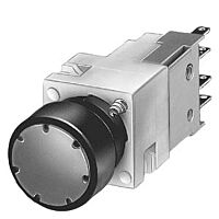 SIEMENS Tlačítko, 16 mm, kulaté, plast, černé