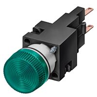 SIEMENS Signálka, 16 mm, kulatá plast, žlutá