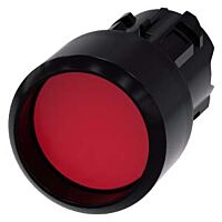 SIEMENS Tlačítko, 22 mm, kulaté, plast, červené, čelní kroužek