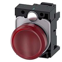 SIEMENS Hlavice signální 3SU1102-6AA20-3AA0 rudá