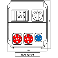 Skříň SEZ ROS 7/I-04 zásuvková