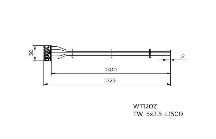 WT120Z TW-5x2.5-L1500
