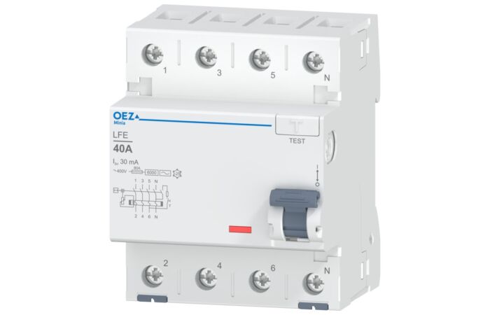 OEZ Chránič LFE-40-4-030AC proudový