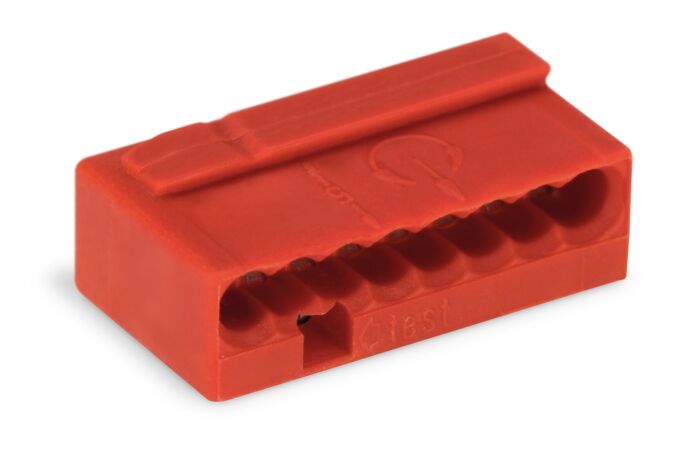 WAGO Svorka 243-808 Spojovací krabicová MICRO pro plné vodiče Max. O 0,8 mm, červená
