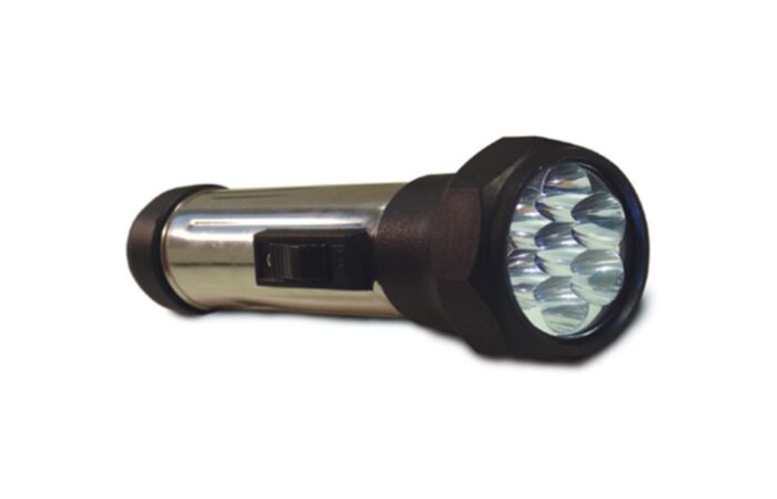 PANLUX Svítilna LED BATERKA 7diod 0,6W 50lm 2xLR20 černá IP20