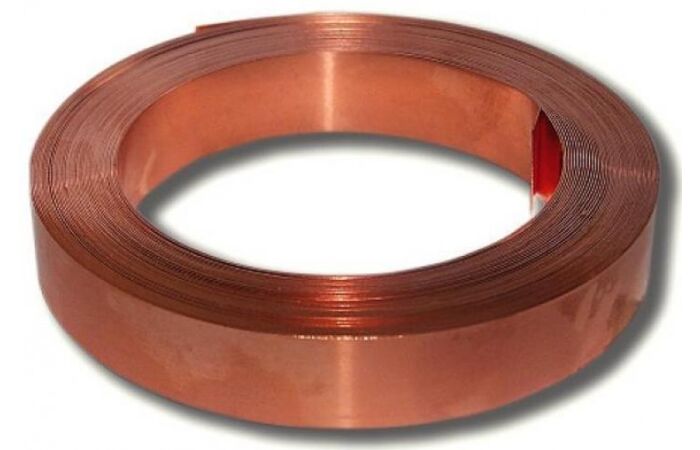 MOREK Pásek Cu 15x0,4mm pospojovací pro ZSA16, délka 50m