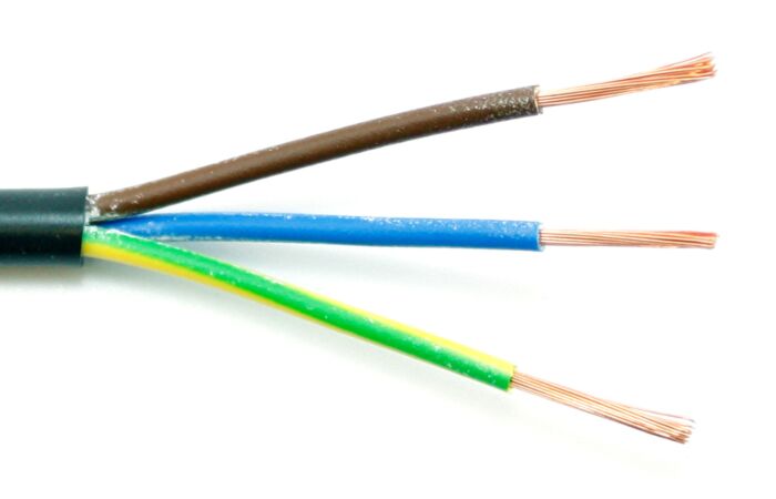 H03VV-F 3G 0,75 černý