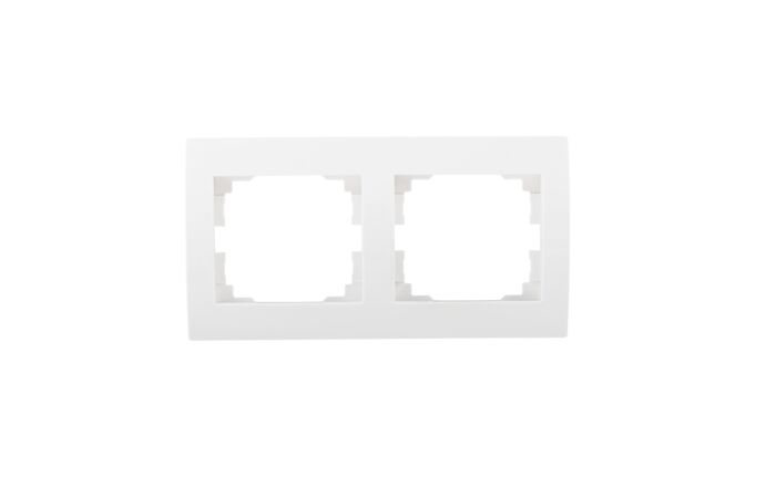 Rámeček LOGI 02-1470-002 dvoj.horiz.bílý