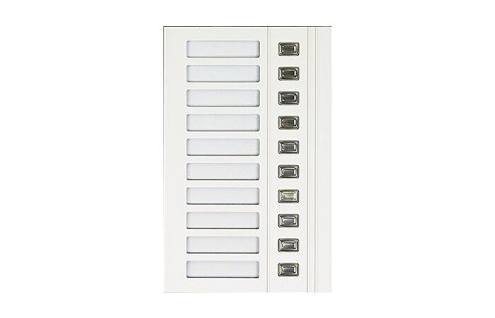 TESLA STROPKOV Panel 4FN 230 20 montážní 10 tlačítek