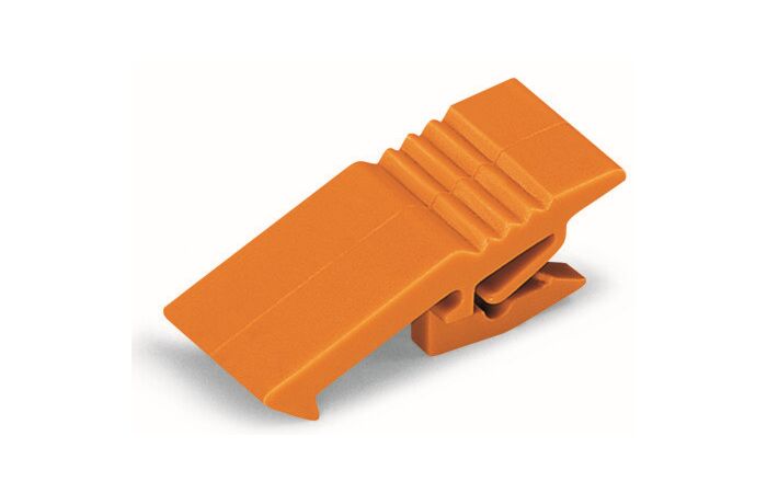 WAGO Západka 769-431 blokovací, Pro konektory (zásuvky);Jednodílná; oranžová