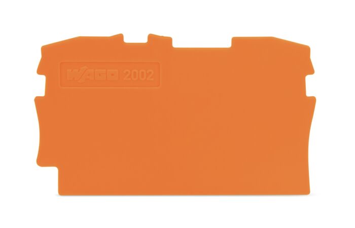 WAGO Bočnice 2002-1292 koncová bočnice a separátor 0,8mm, oranžová