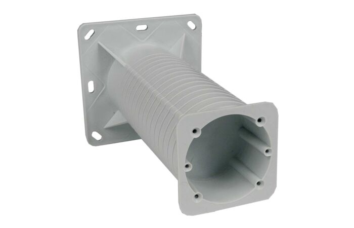 KOPOS Krabice KEZ_KB do zateplení, variabilní hloubka 53-200 mm, světle šedá