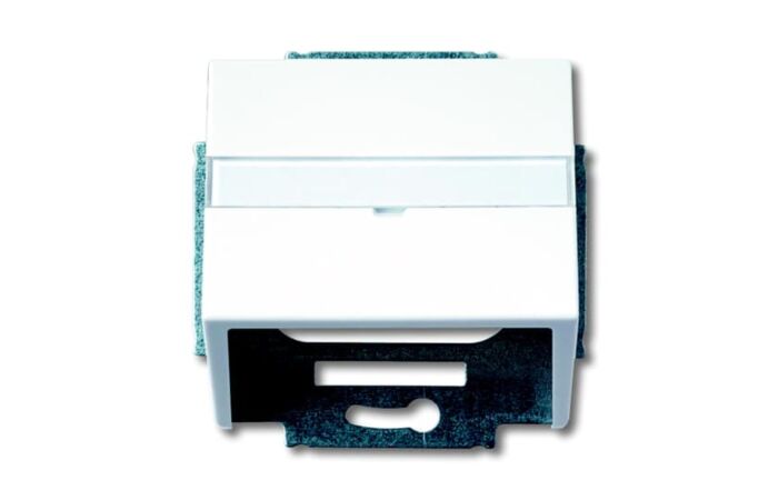 ABB Kryt FUTURE LINEAR 2CKA001724A2761 zásuvky komunikační, s popisovým polem, bílá