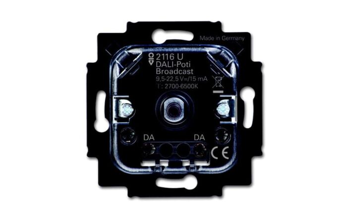 ABB Tělo 2CKA006599A3025 stmívače DALI TW pro tlačítkové spínání a otočné ovládání (2116 U)