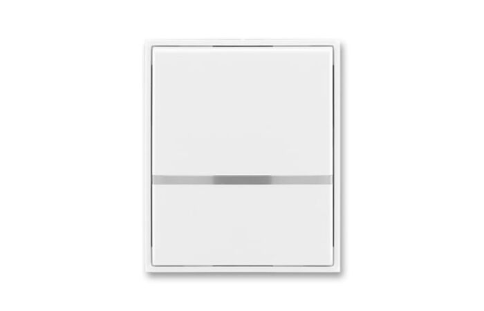 ABB ELEMENT Ovladač 3558E-A00653 03 spínače jednoduchý, s průzorem, bílá/bílá